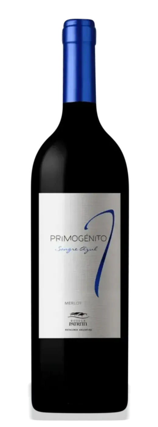 Bottle of Primogénito Sangre Azul Merlot